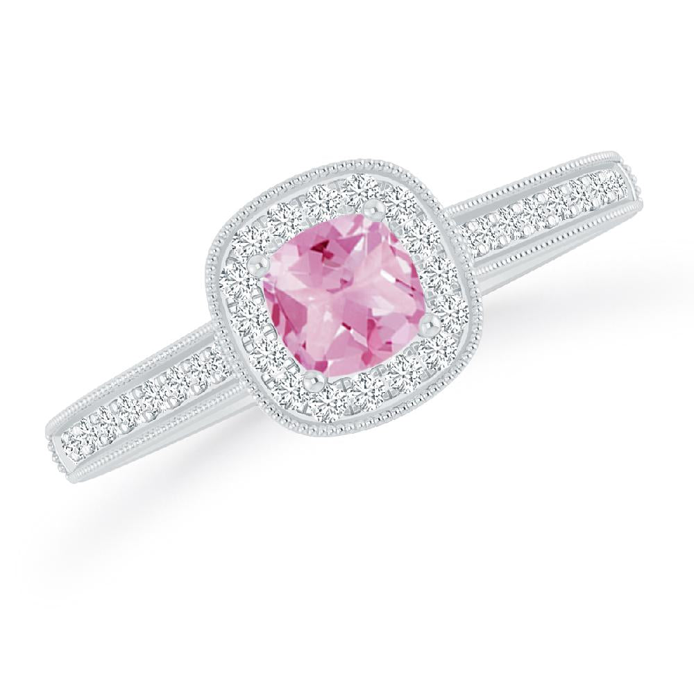 White Gold - Pink Tourmaline