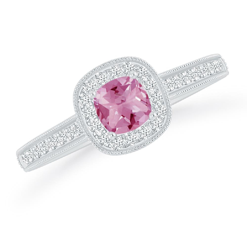 White Gold - Pink Tourmaline