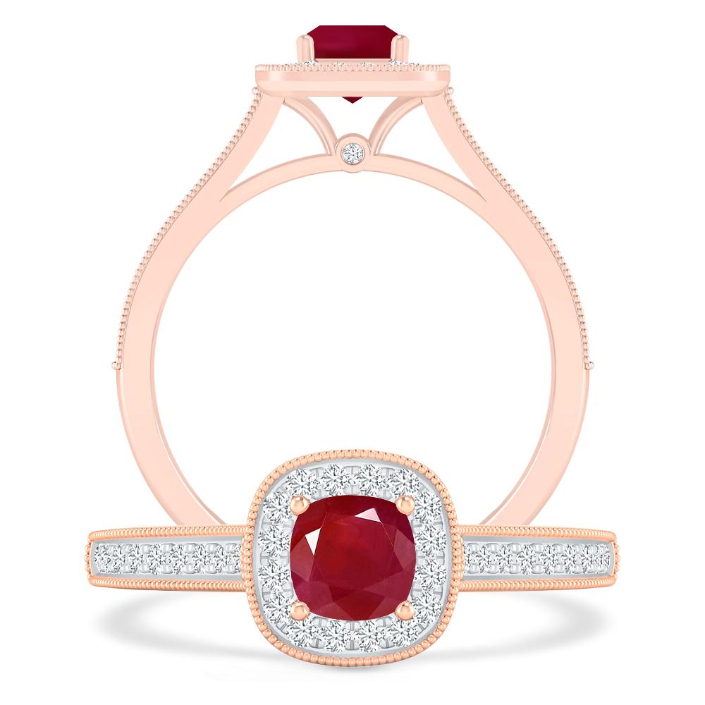 Rose Gold - Ruby
