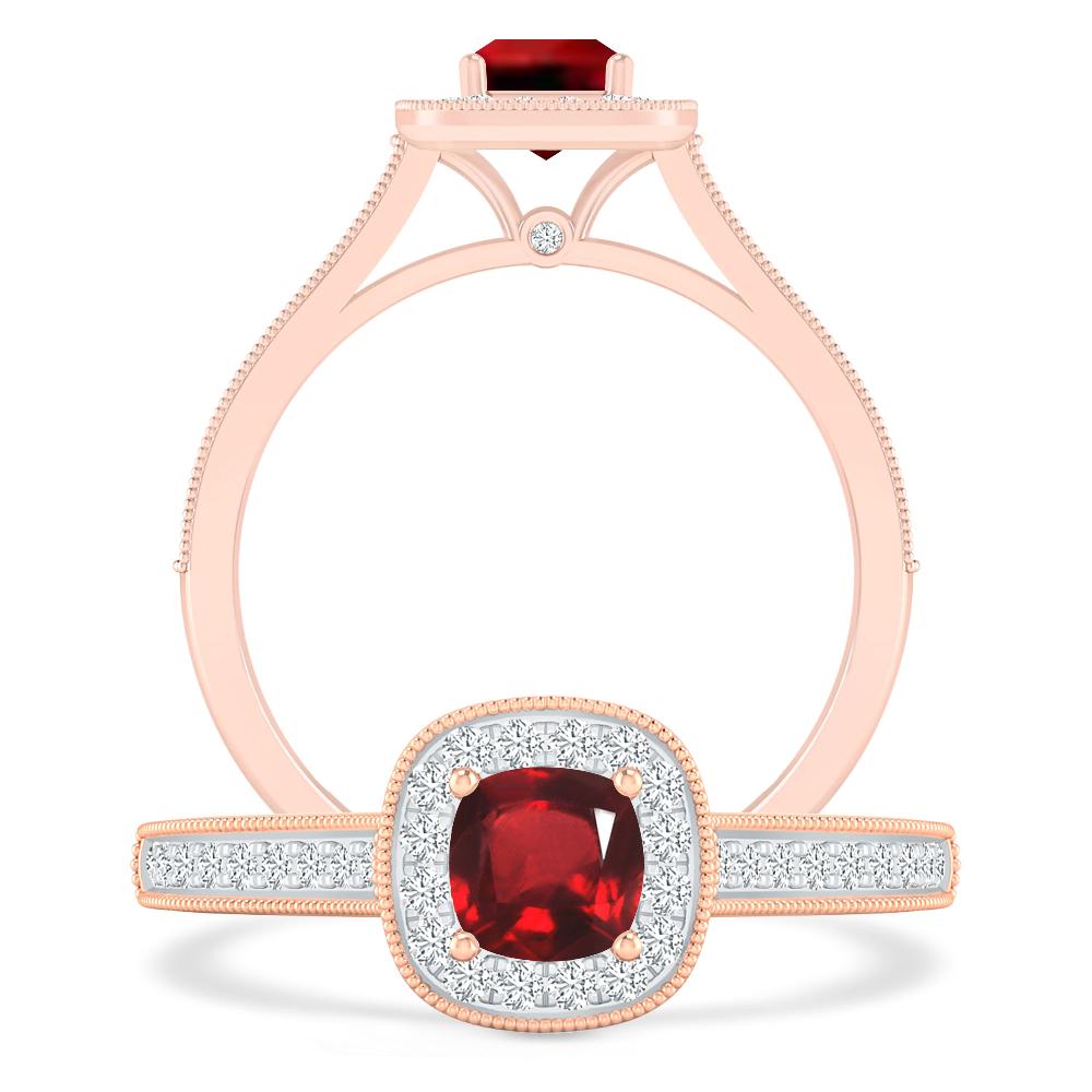 Rose Gold - Ruby