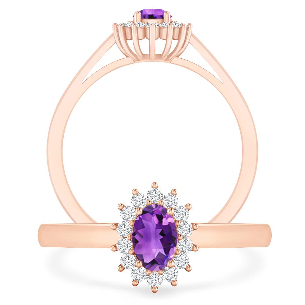 Rose Gold - Amethyst