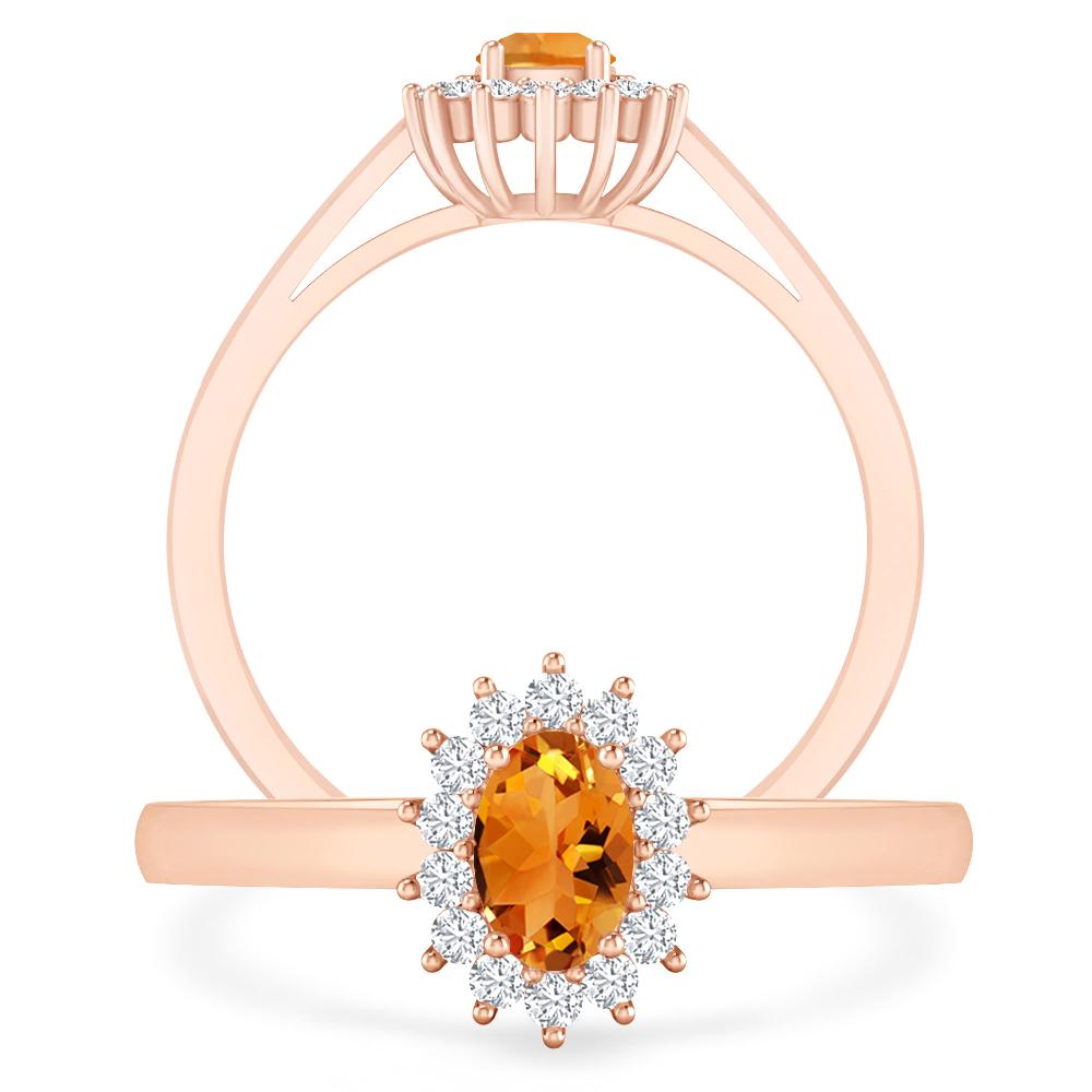 Rose Gold - Citrine