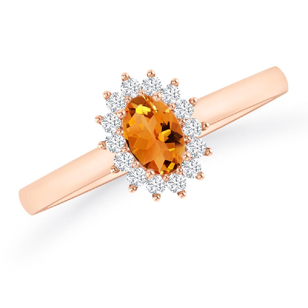 Rose Gold - Citrine