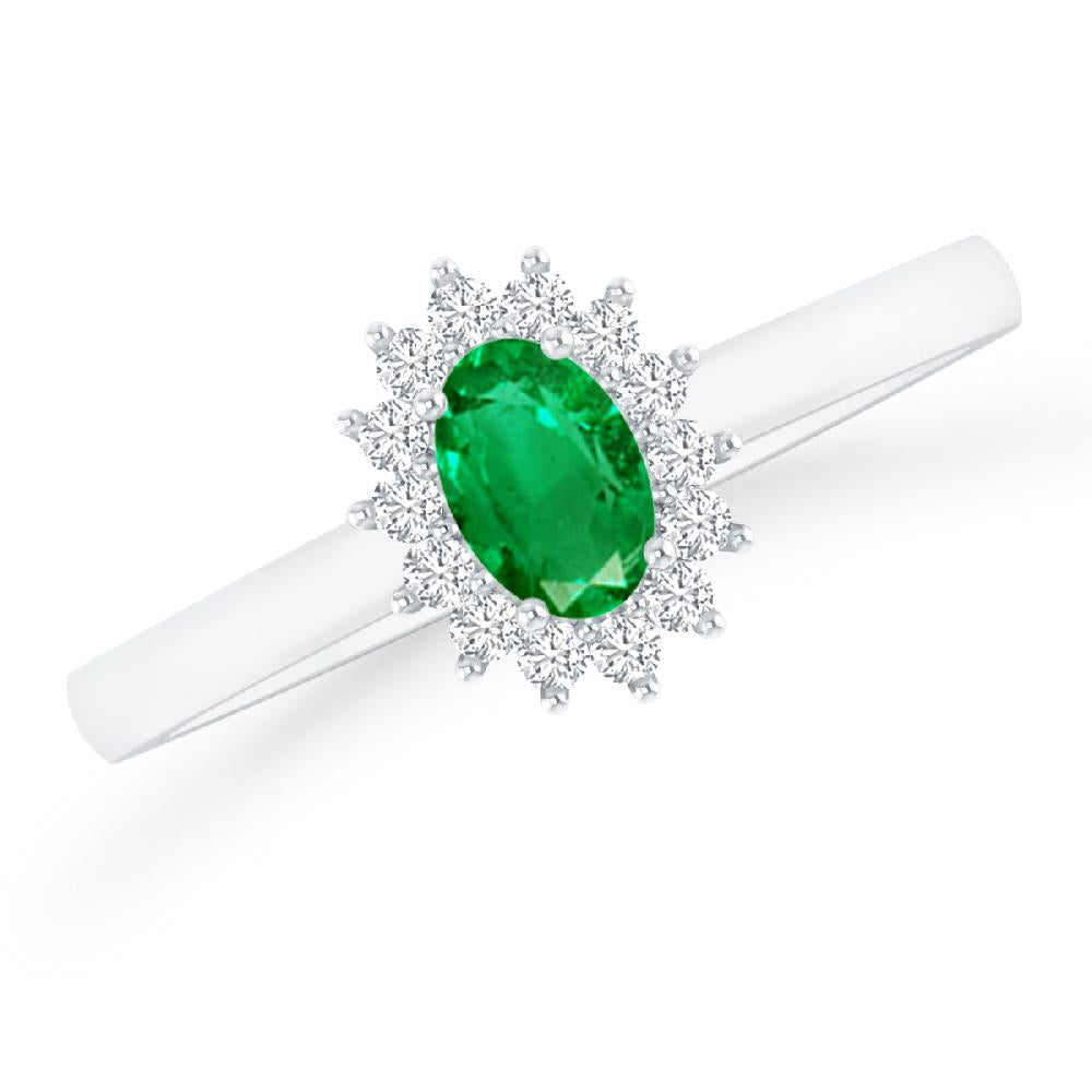 White Gold - Emerald