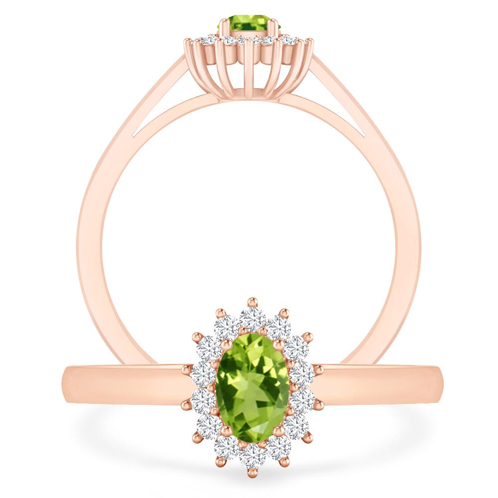 Rose Gold - Peridot