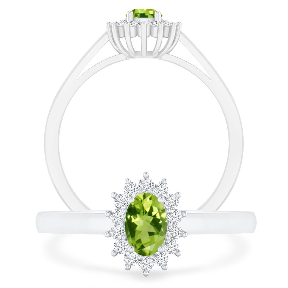 White Gold - Peridot