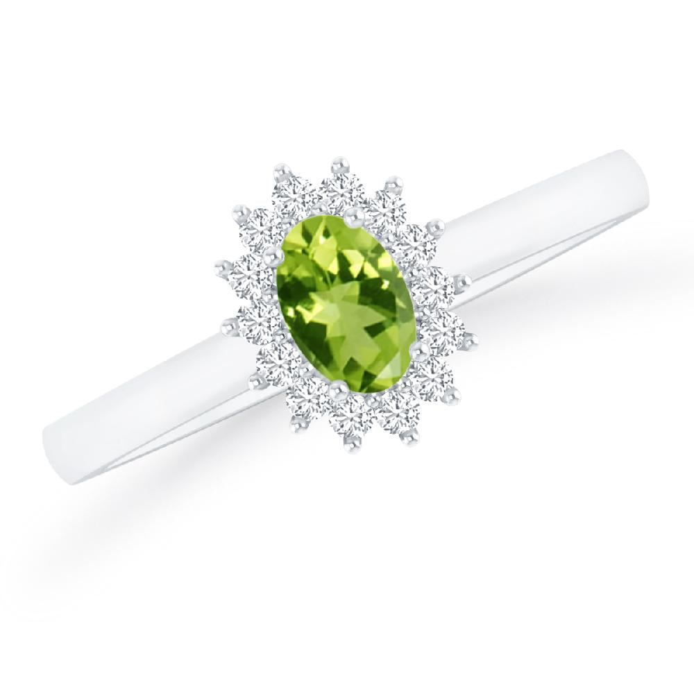 White Gold - Peridot