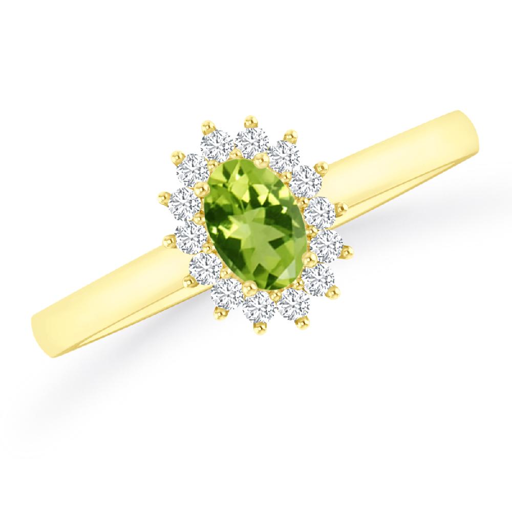 Yellow Gold - Peridot