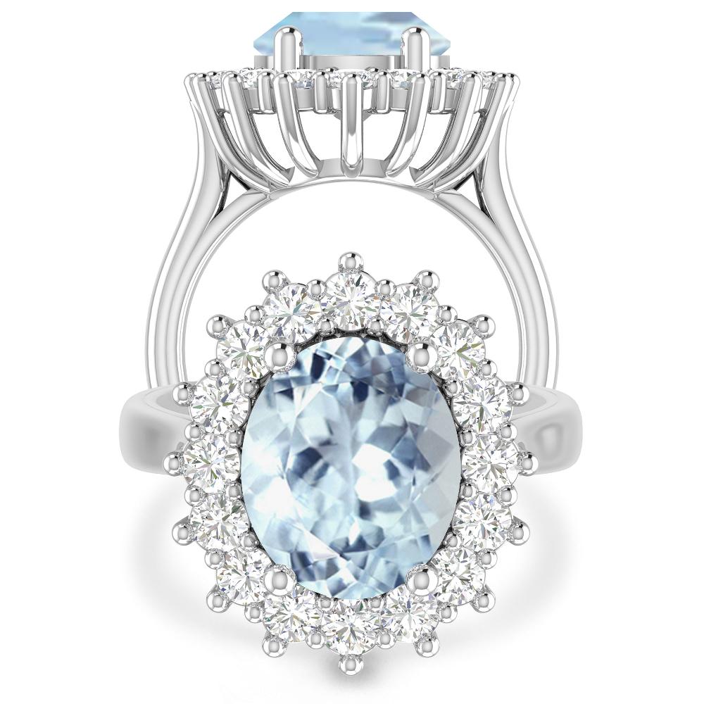 White Gold - Aquamarine