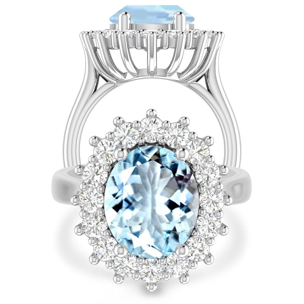 White Gold - Aquamarine