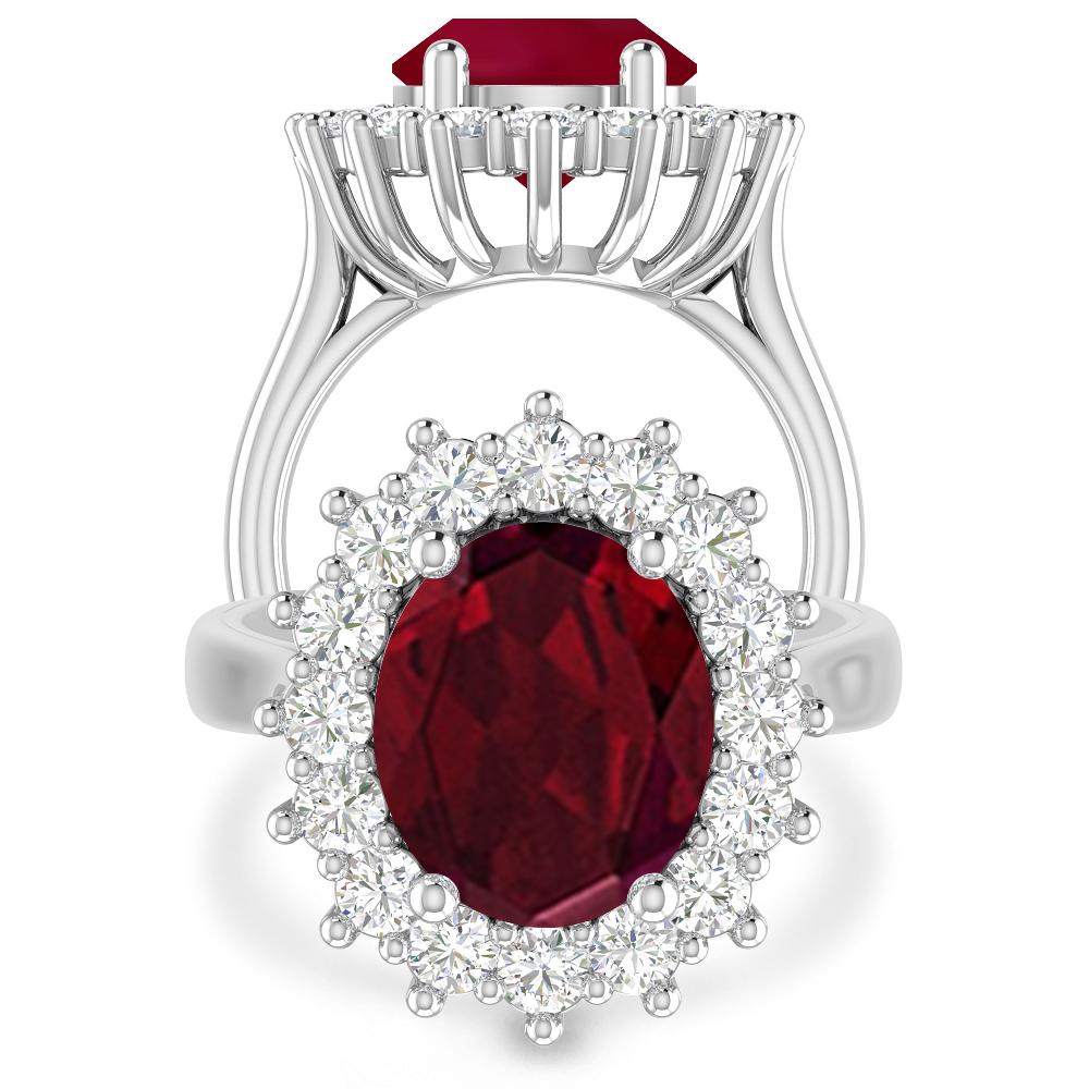 White Gold - Garnet