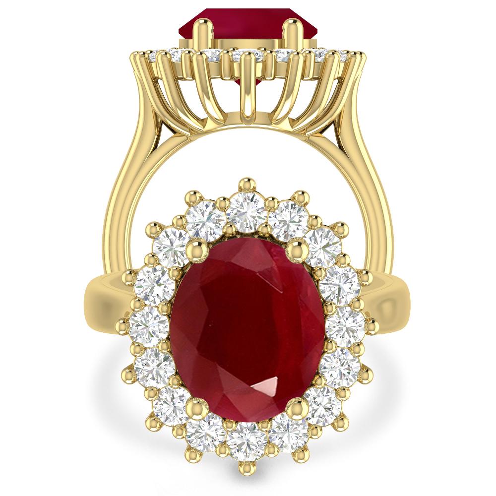 Yellow Gold - Ruby