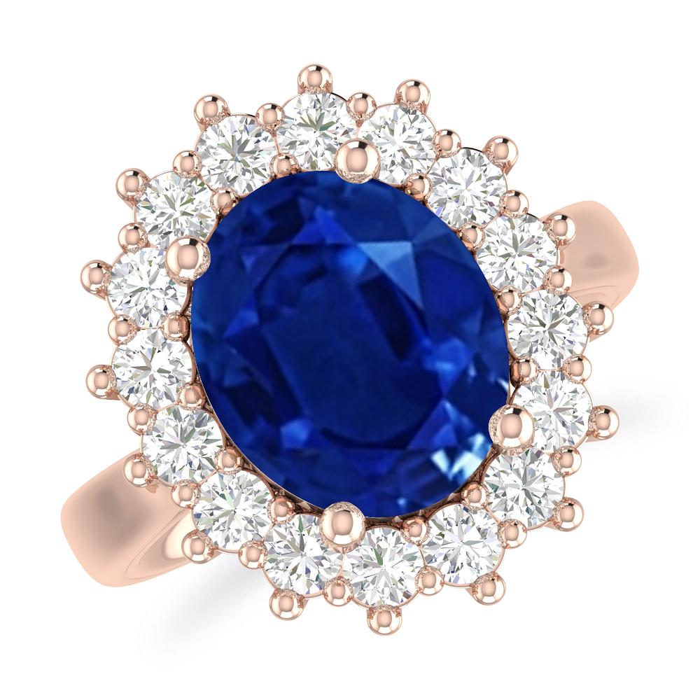 Rose Gold - Sapphire