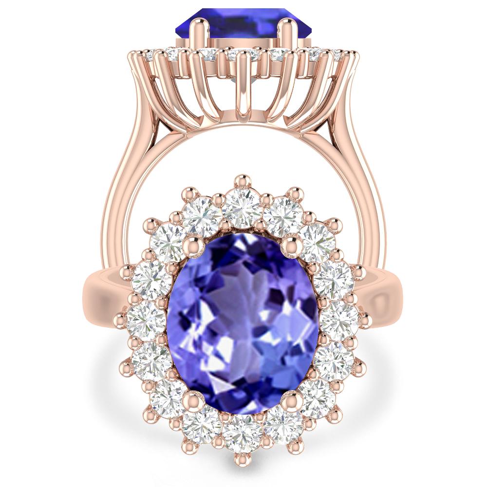 Rose Gold - Tanzanite