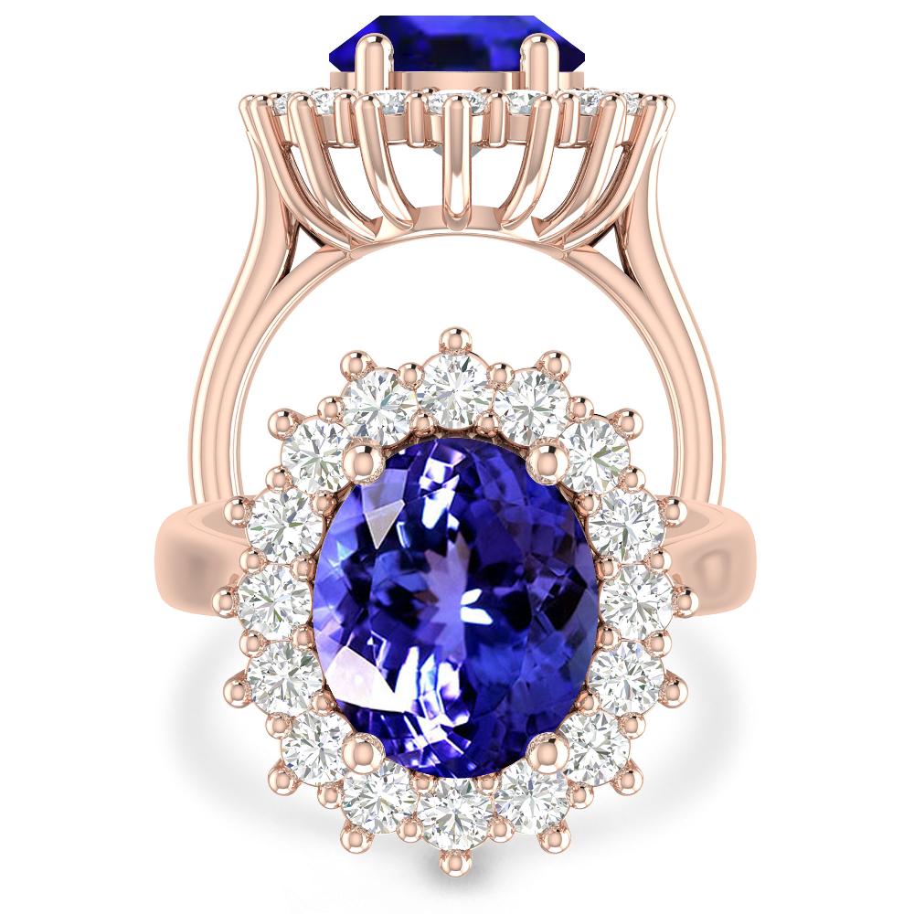 Rose Gold - Tanzanite