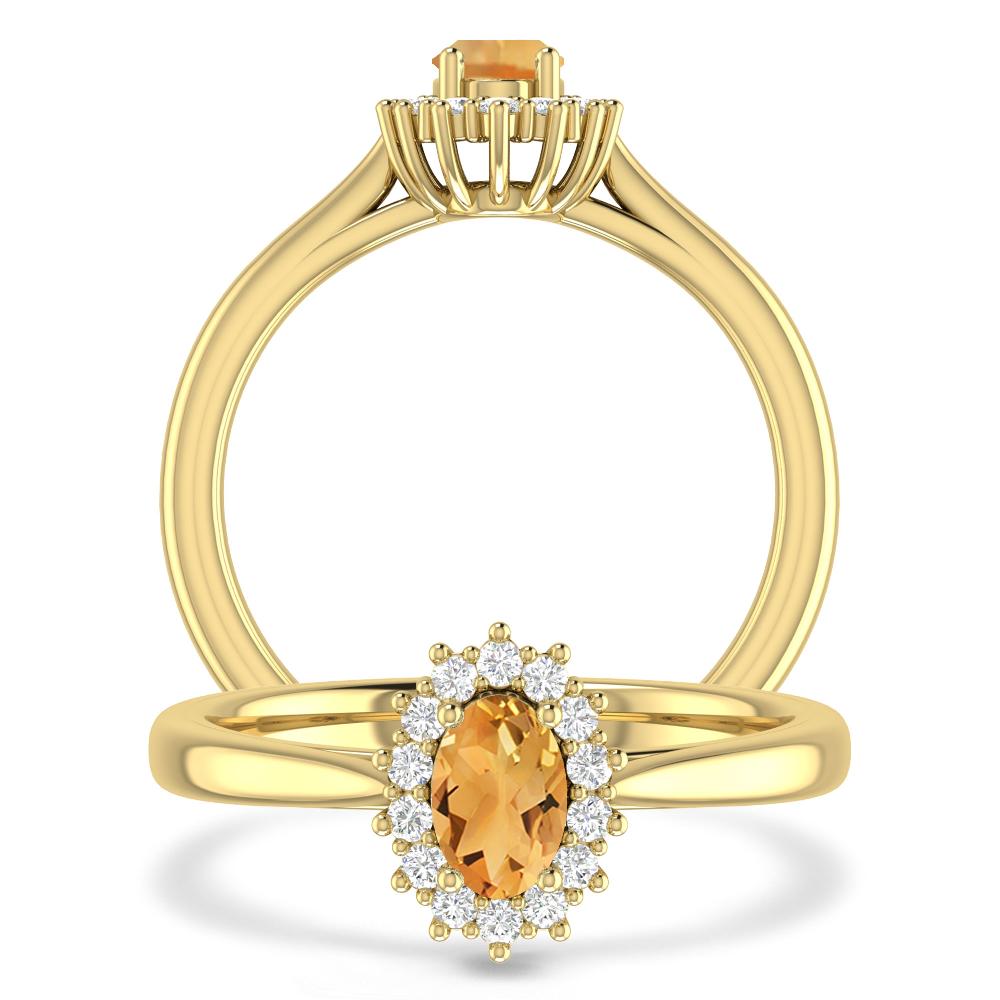 Yellow Gold - Citrine
