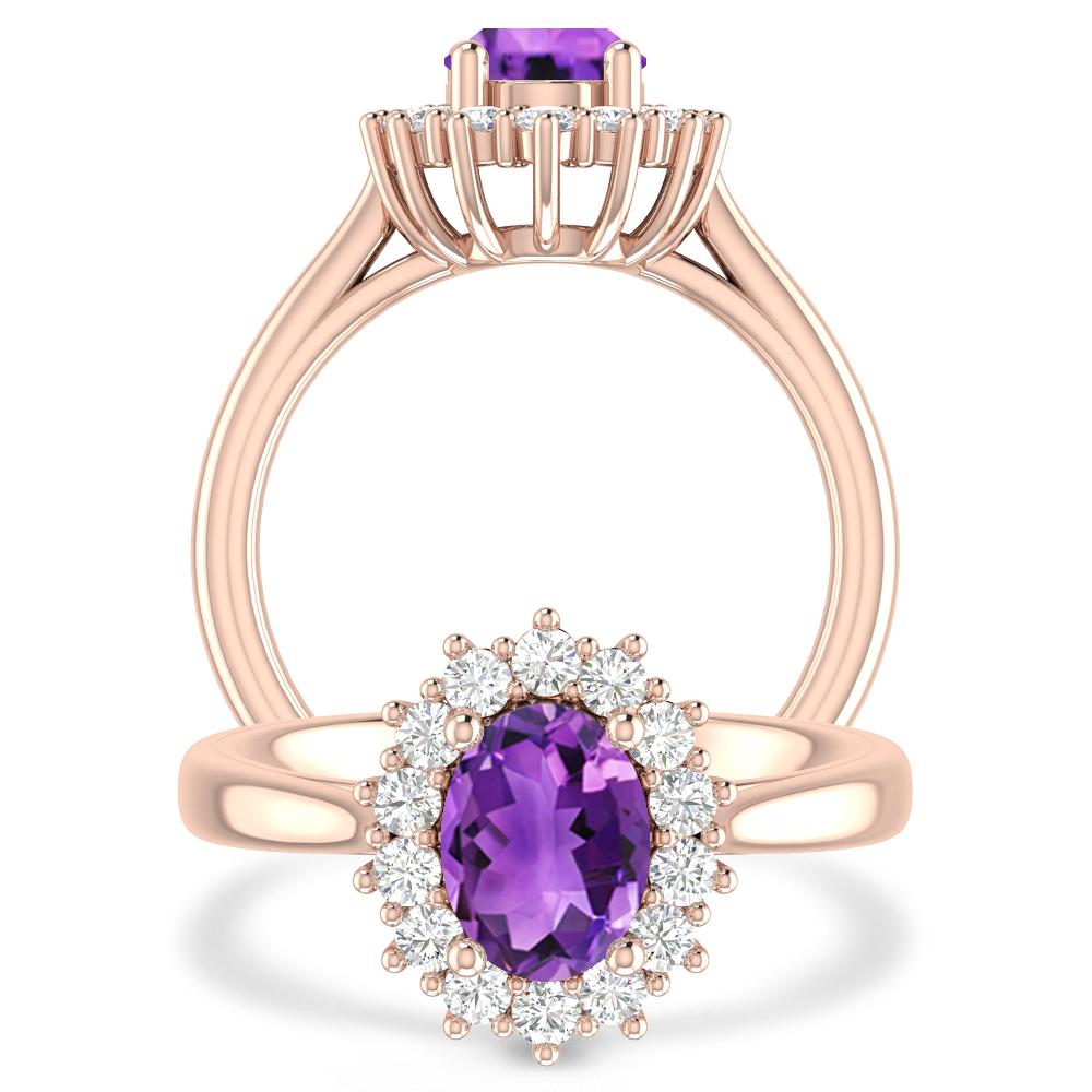 Rose Gold - Amethyst
