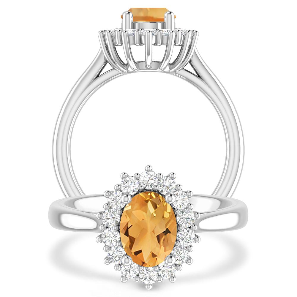 White Gold - Citrine
