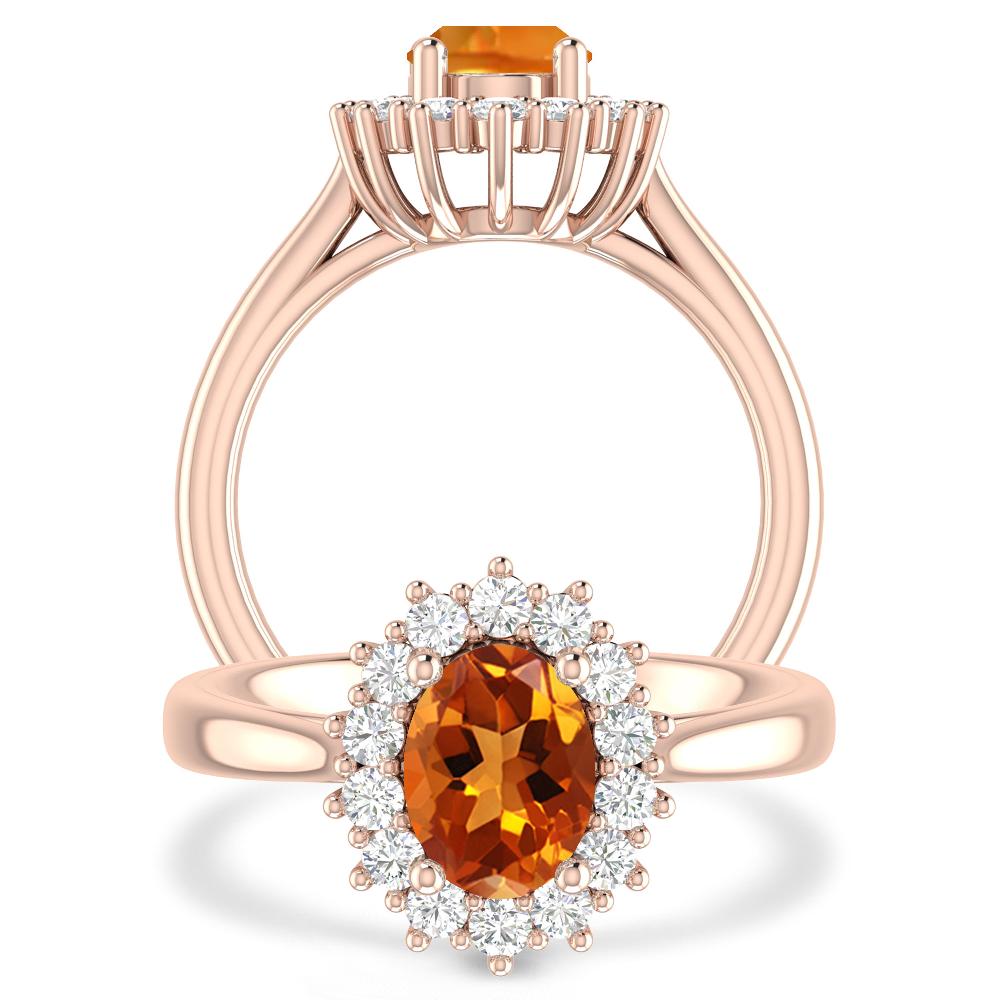 Rose Gold - Citrine