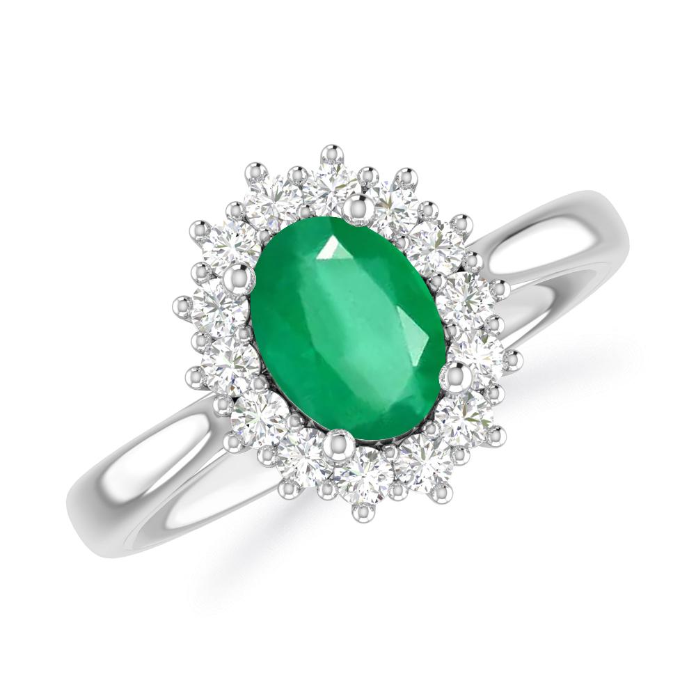 White Gold - Emerald