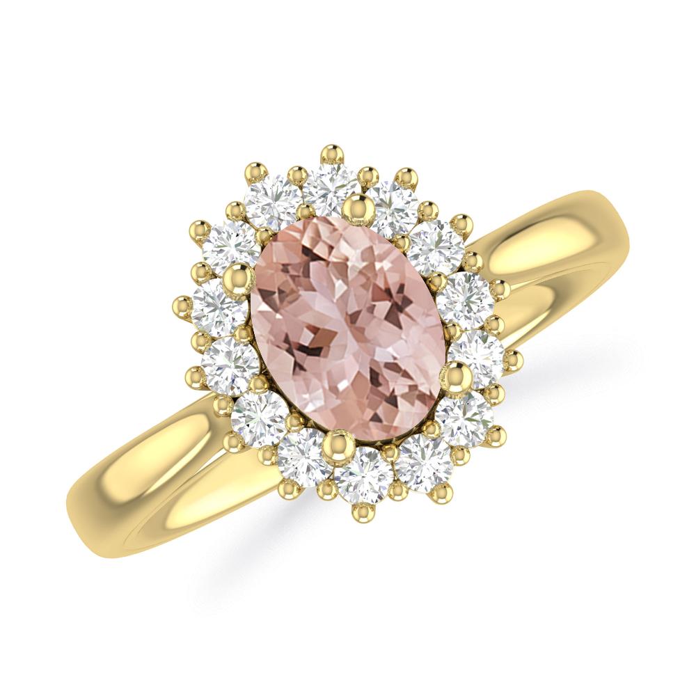 Yellow Gold - Morganite