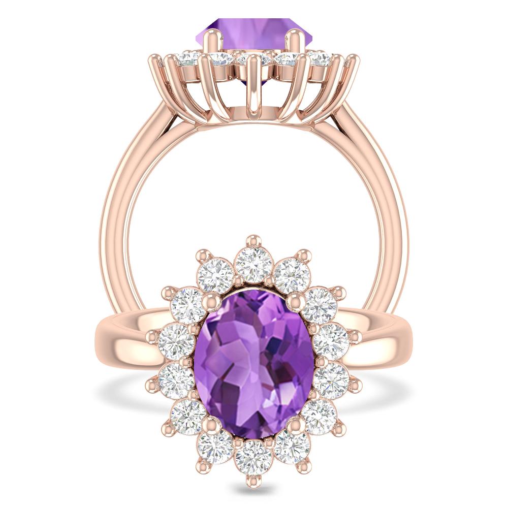 Rose Gold - Amethyst