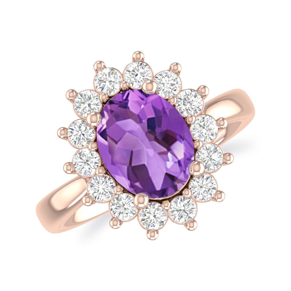 Rose Gold - Amethyst