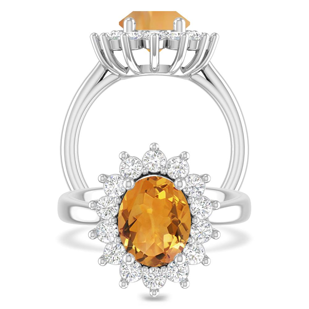 White Gold - Citrine