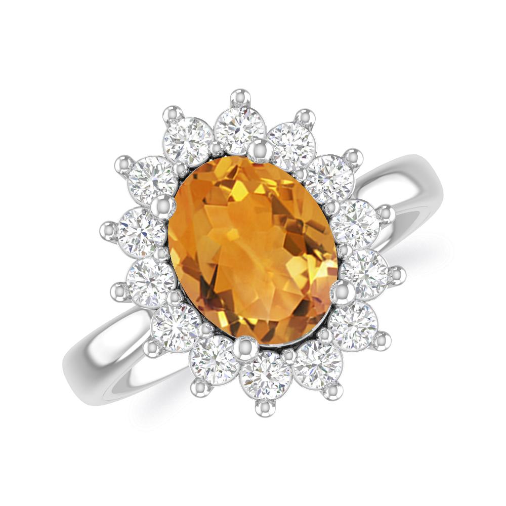 White Gold - Citrine