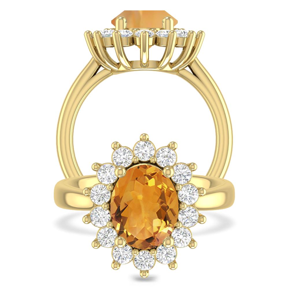 Yellow Gold - Citrine
