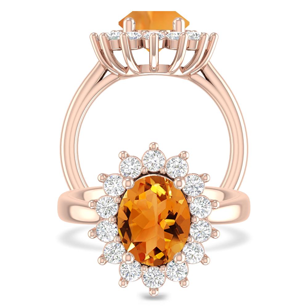 Rose Gold - Citrine