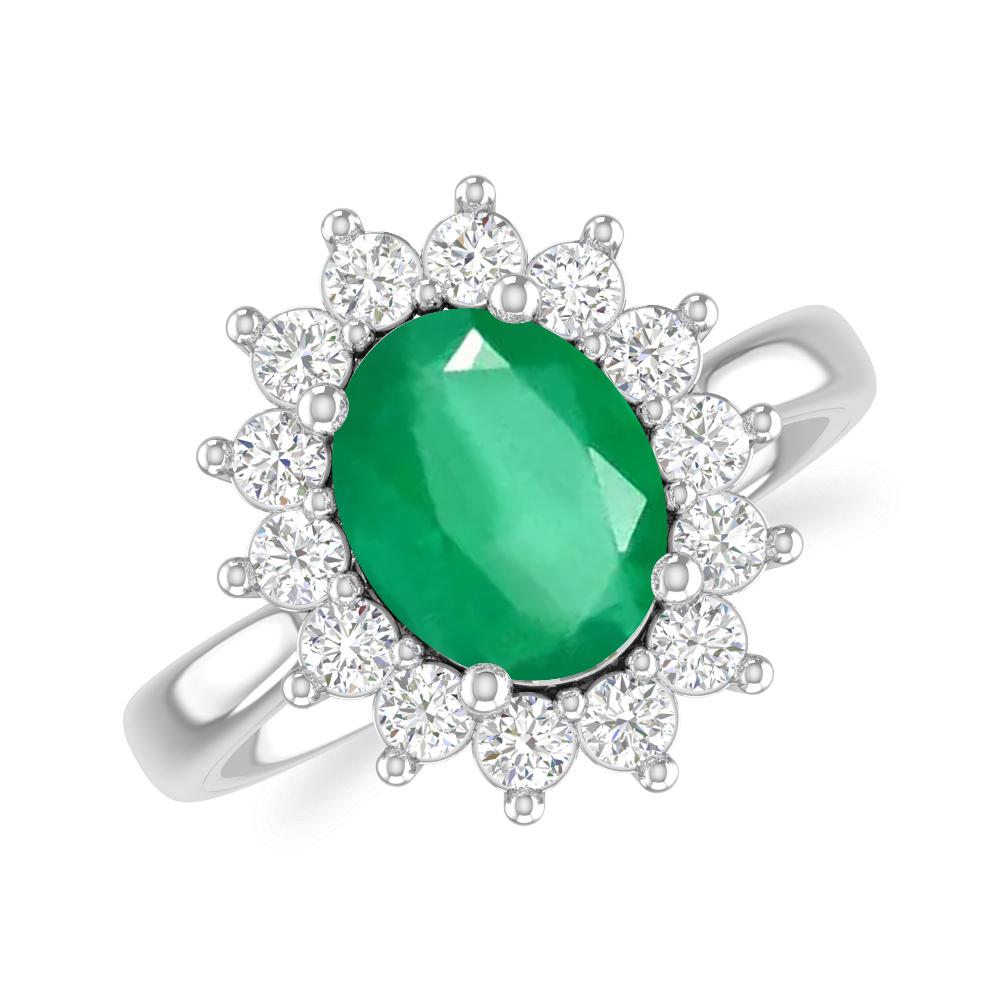 White Gold - Emerald