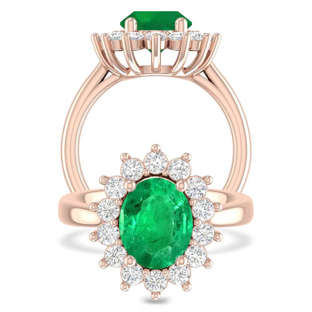 Rose Gold - Emerald