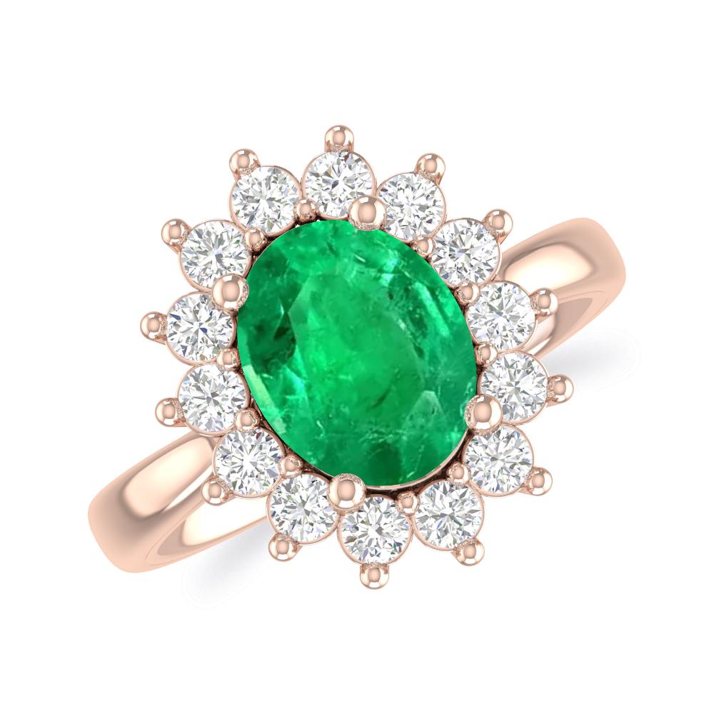 Rose Gold - Emerald