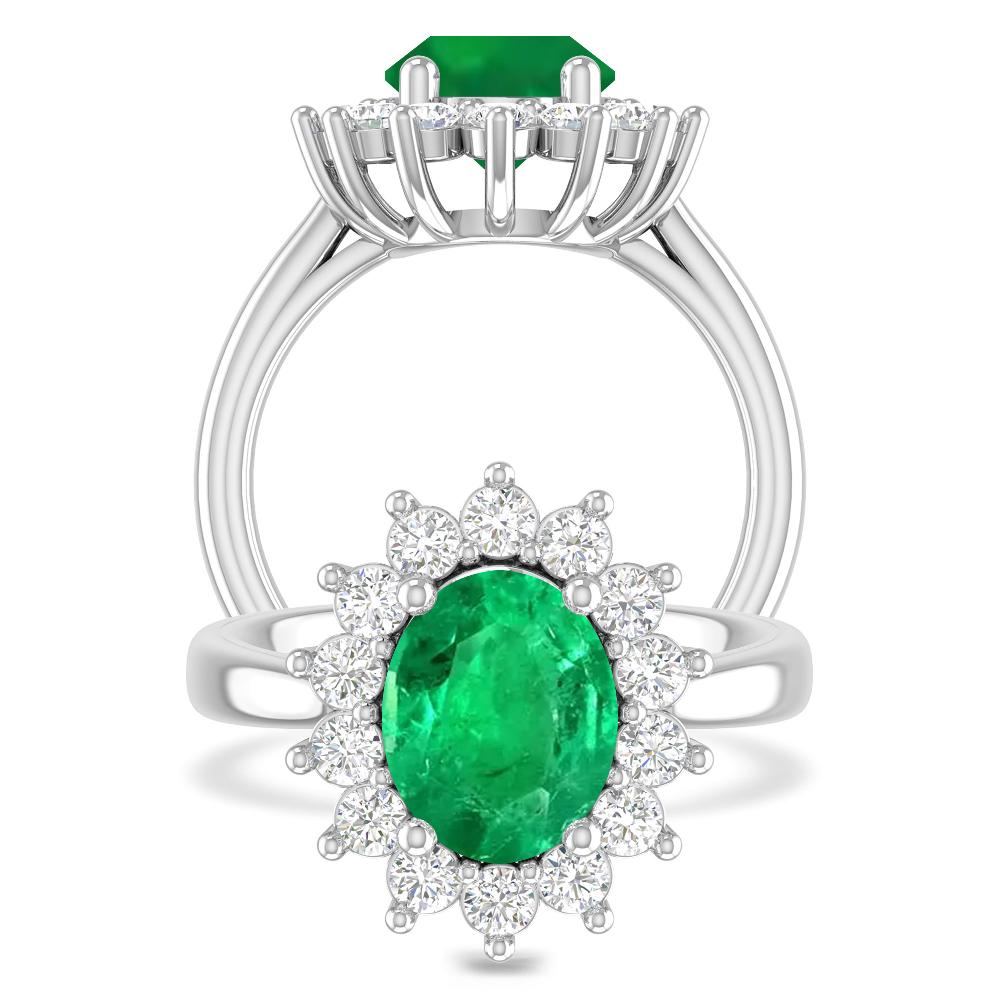 White Gold - Emerald