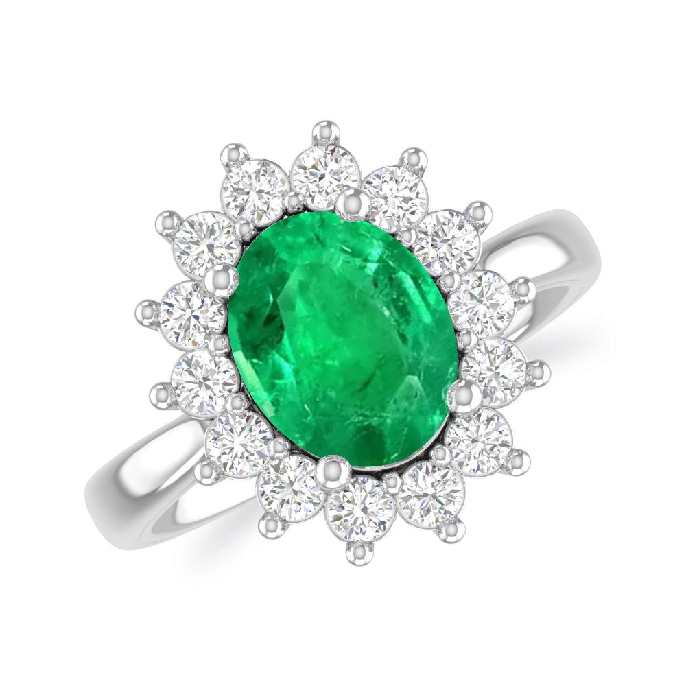 White Gold - Emerald