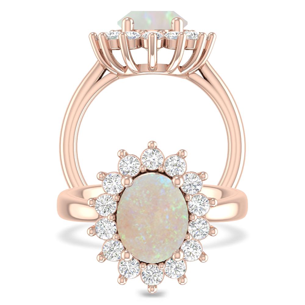 Rose Gold - Opal