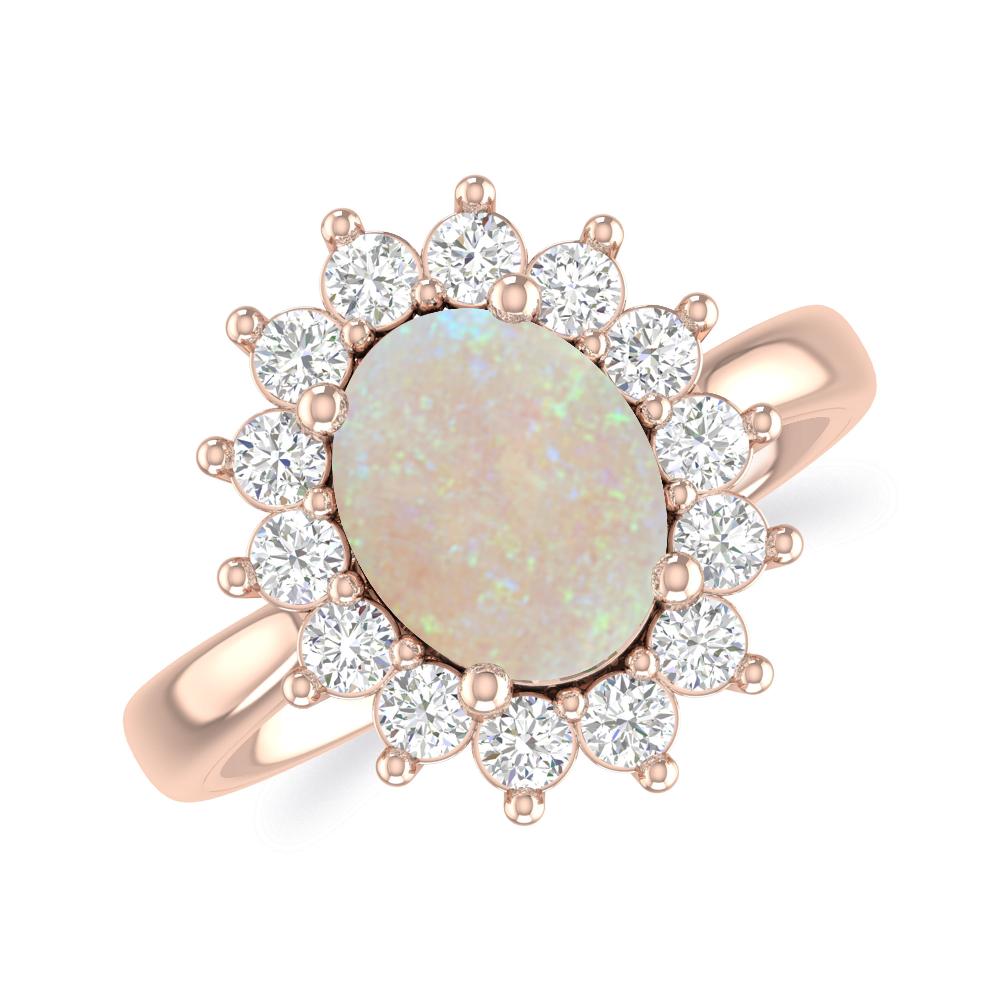 Rose Gold - Opal
