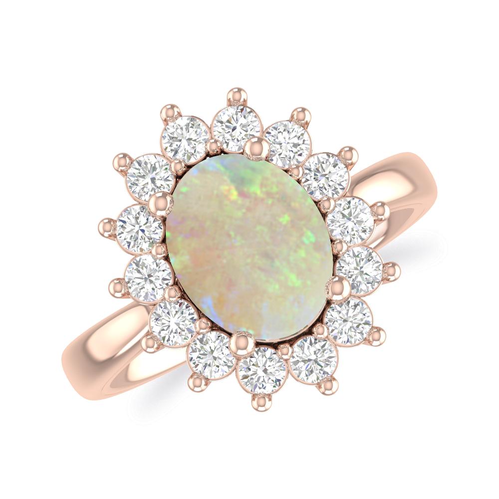 Rose Gold - Opal