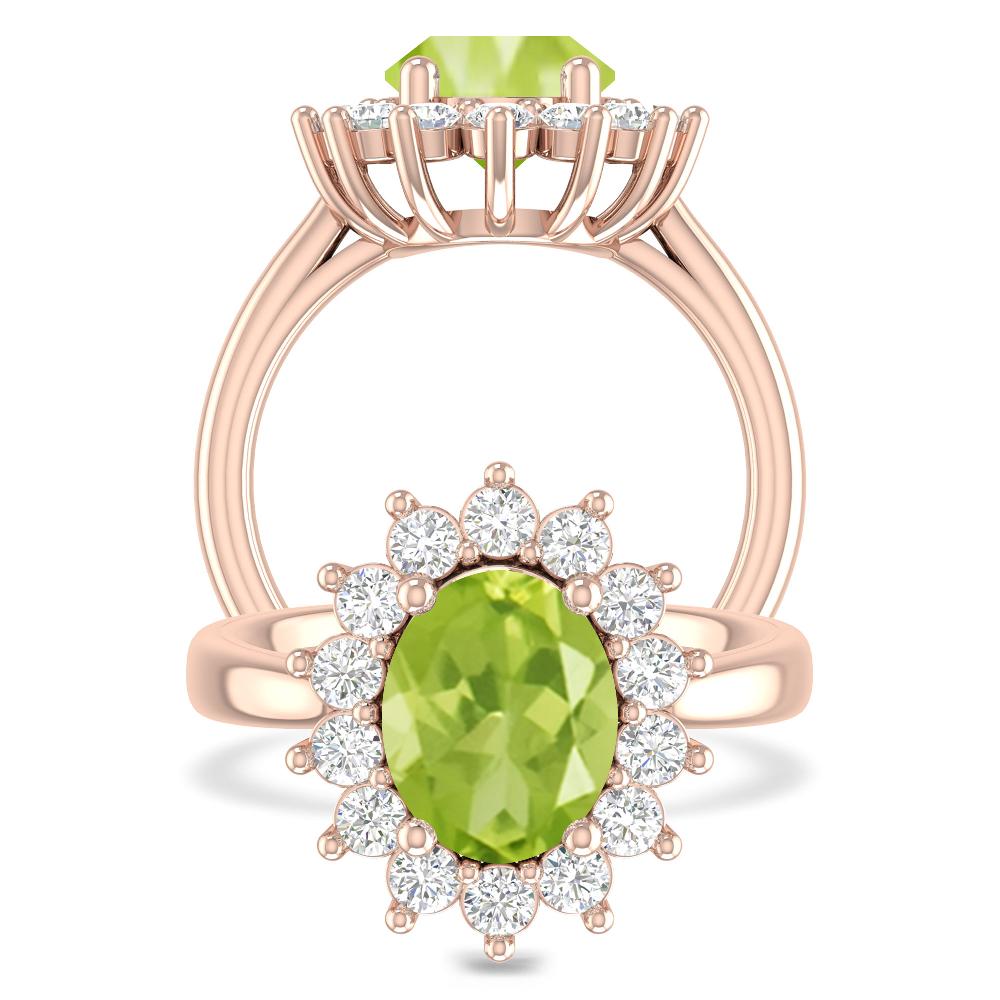 Rose Gold - Peridot