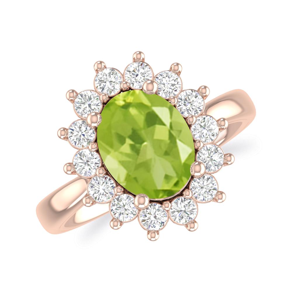 Rose Gold - Peridot