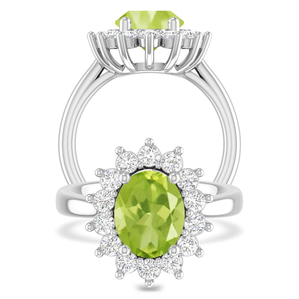 White Gold - Peridot