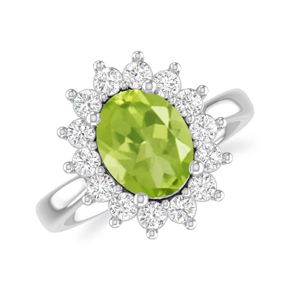 White Gold - Peridot