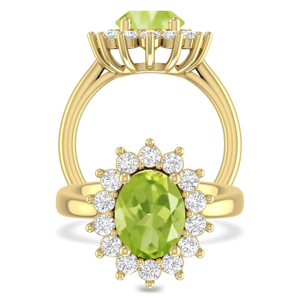 Yellow Gold - Peridot