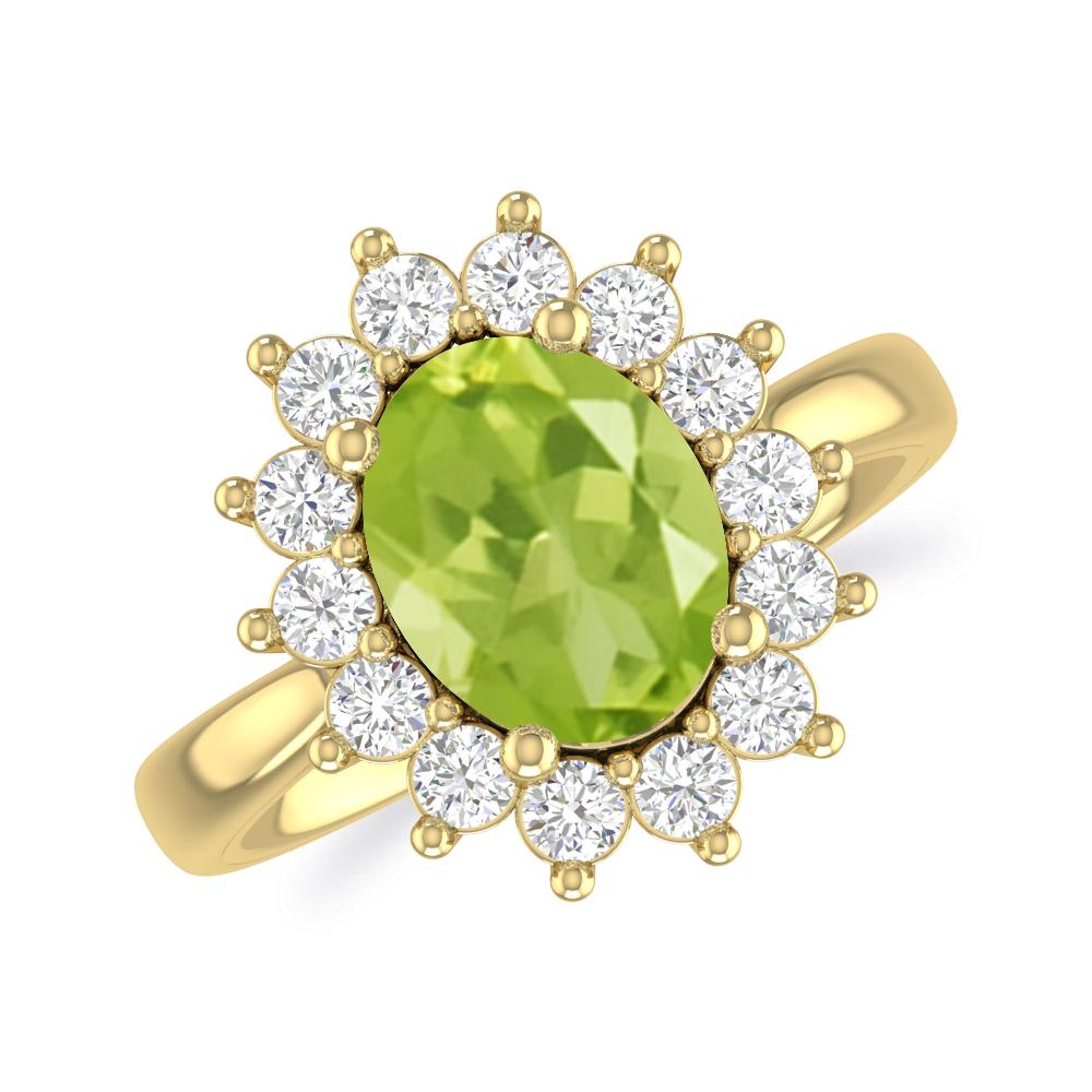 Yellow Gold - Peridot