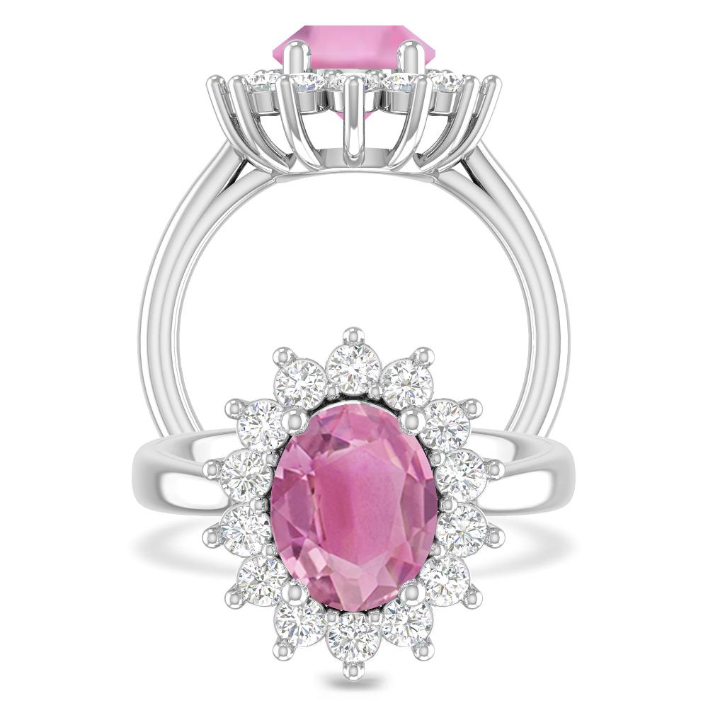 White Gold - Pink Tourmaline