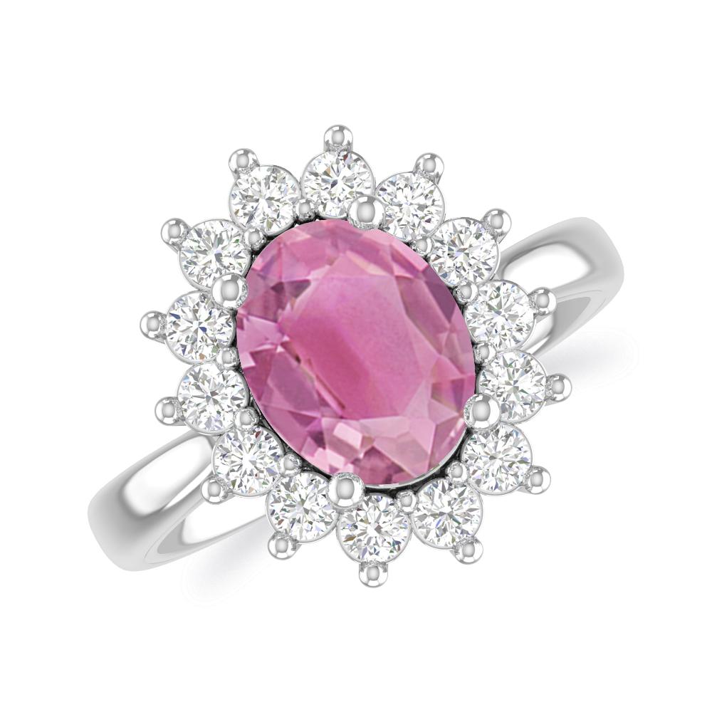 White Gold - Pink Tourmaline