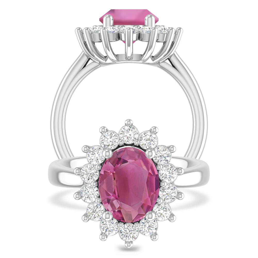 White Gold - Pink Tourmaline