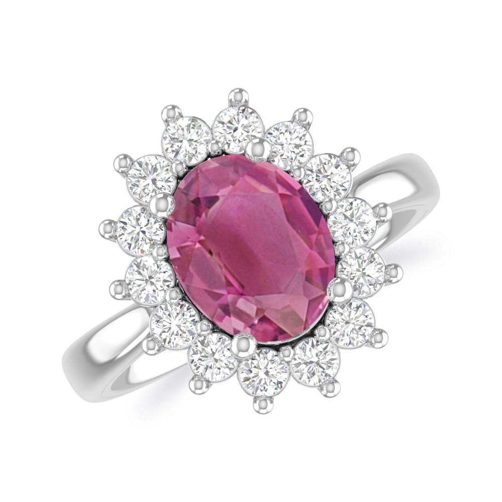White Gold - Pink Tourmaline