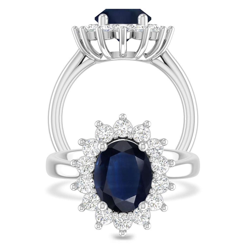 White Gold - Sapphire